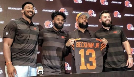 Browns de Cleveland presentan a Odell Beckham Jr.