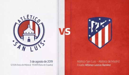 Atlético de Madrid jugará partido amistoso contra el de San Luis