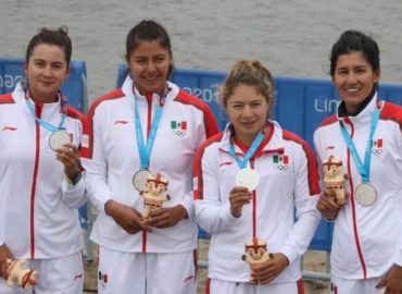 Mexicanas consiguen medalla de plata en canotaje de velocidad