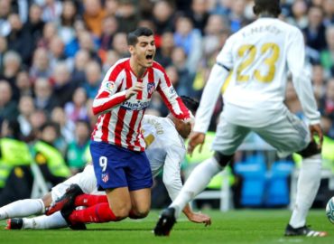 Álvaro Morata fue sustituido por “un golpe importante” ante el Real Madrid