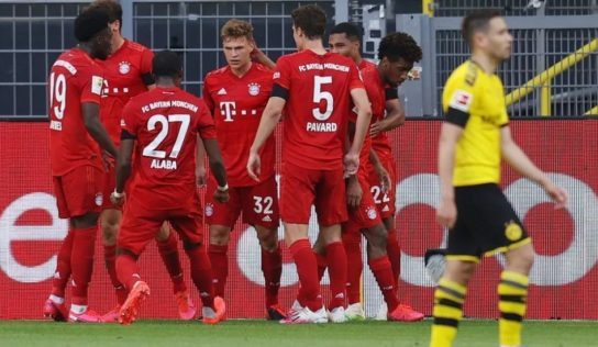 Bayern se lleva el clásico ante el Dortmund y apunta a nuevo título