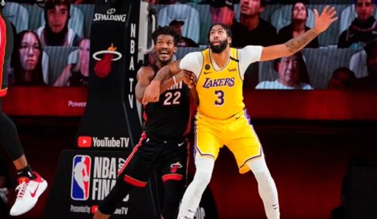 Lakers de Los Ángeles derrotan a Heat de Miami; están a un triunfo de levantar el trofeo Larry O’Brien