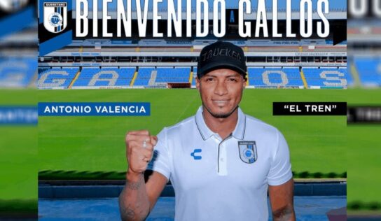 Querétaro anuncia a Antonio Valencia como refuerzo