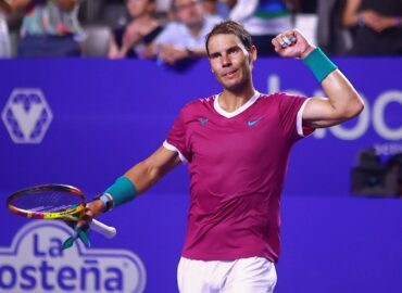 Rafael Nadal debuta en el Abierto Mexicano de Tenis con triunfo