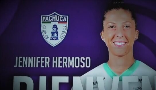 Jenni Hermoso llega a Pachuca; fanáticos la confunden con Piqué, Lewandowski y Messi