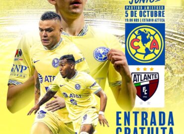 América ofrecerá duelo amistoso gratuito contra Atlante en el Estadio Azteca