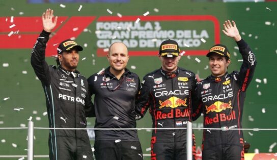 Verstappen gana el GP de México, Sergio Pérez termina en tercero